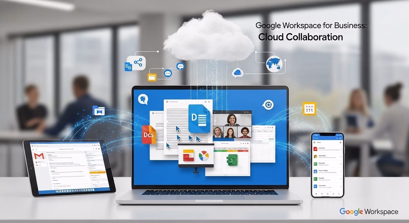 Google Workspace enabling cloud collaboration for business teams