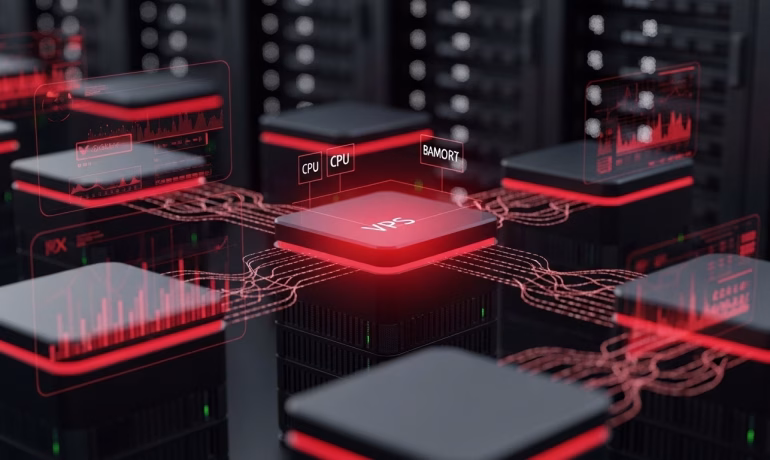 Cloud VPS server infrastructure for business websites