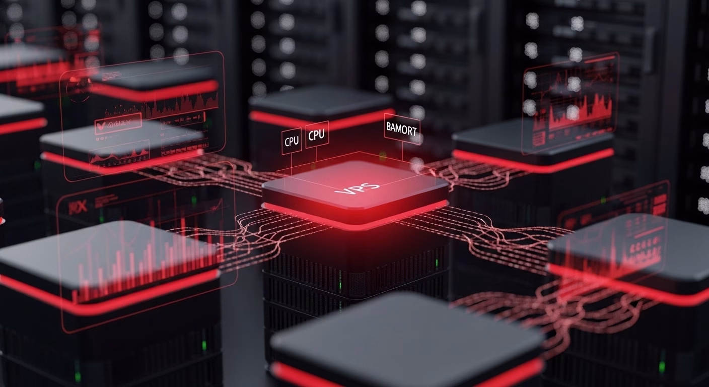 Cloud VPS server infrastructure for business websites