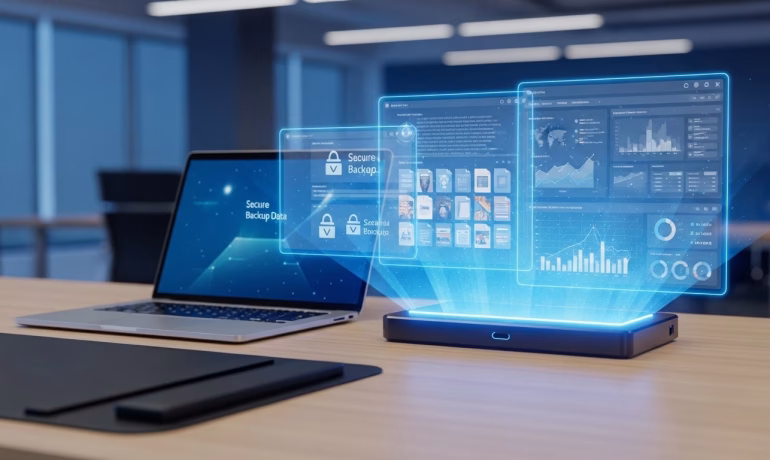SSD storage server for fast backups and business data access