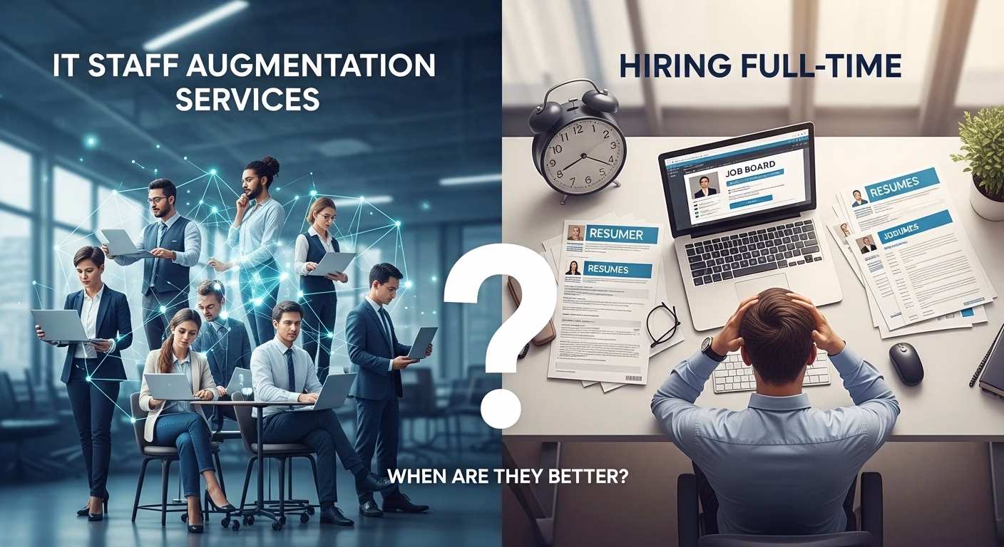 IT Staff Augmentation vs Full-Time Hiring