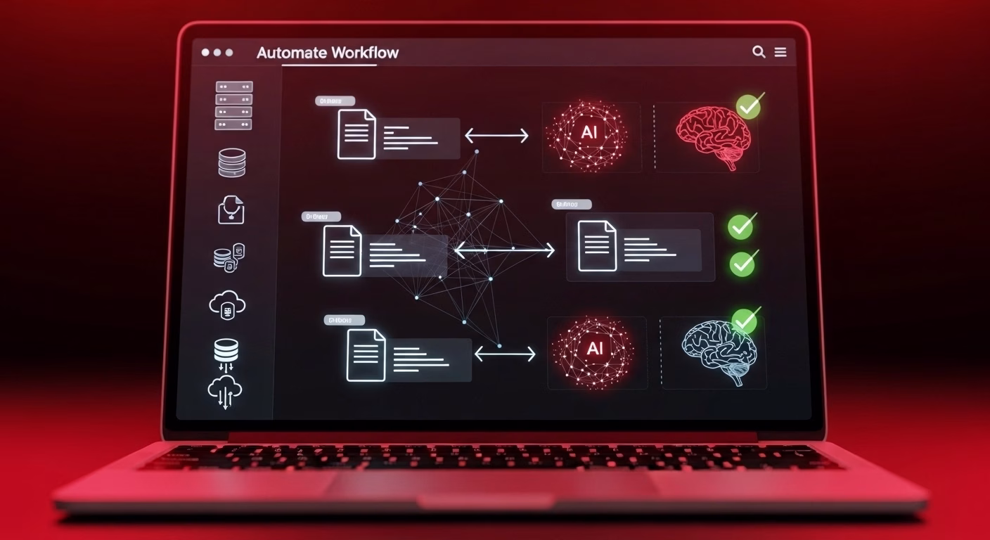 AI document processing system extracting data from invoices and business documents