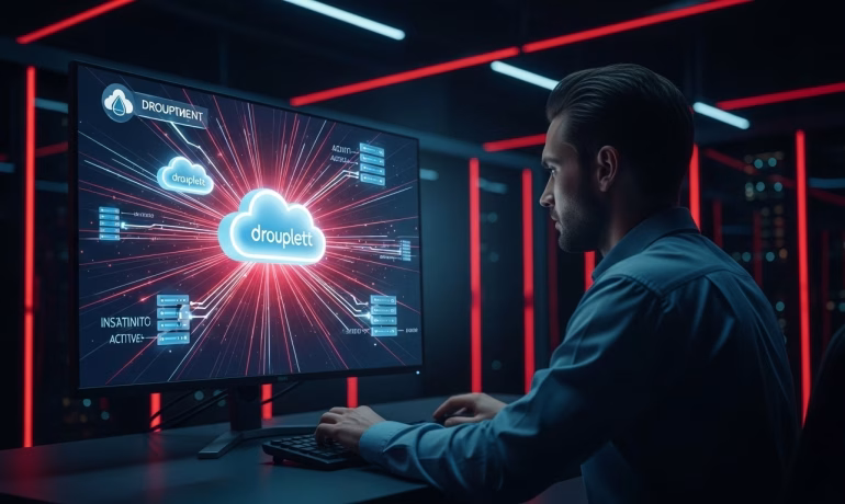 Droplet server hosting for fast and scalable cloud deployment