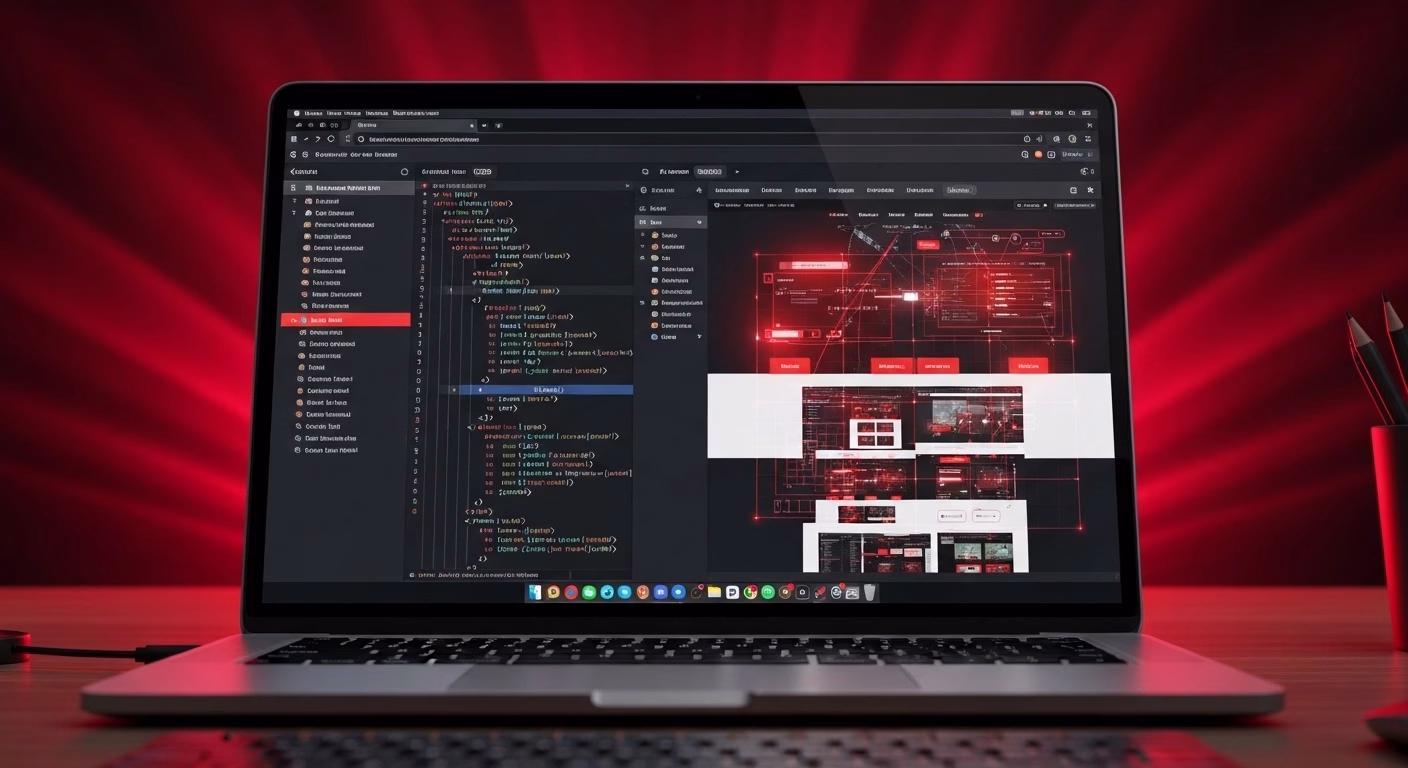 Modern business website development with scalable architecture