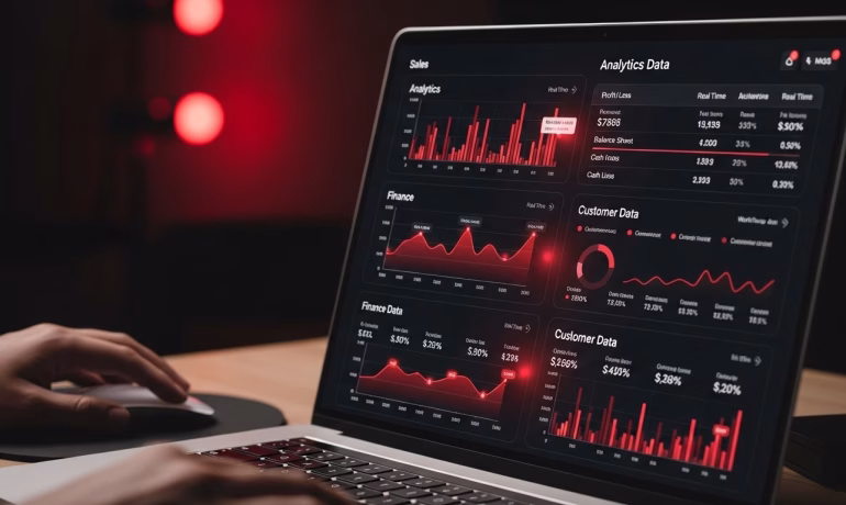 Microsoft Dynamics 365 real-time dashboard for business insights