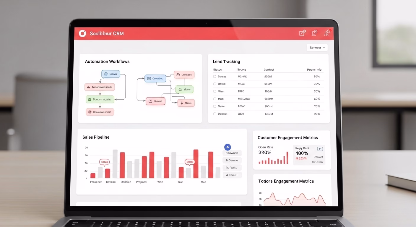 Salesforce solutions in Pakistan dashboard showing customer relationship management and sales tracking