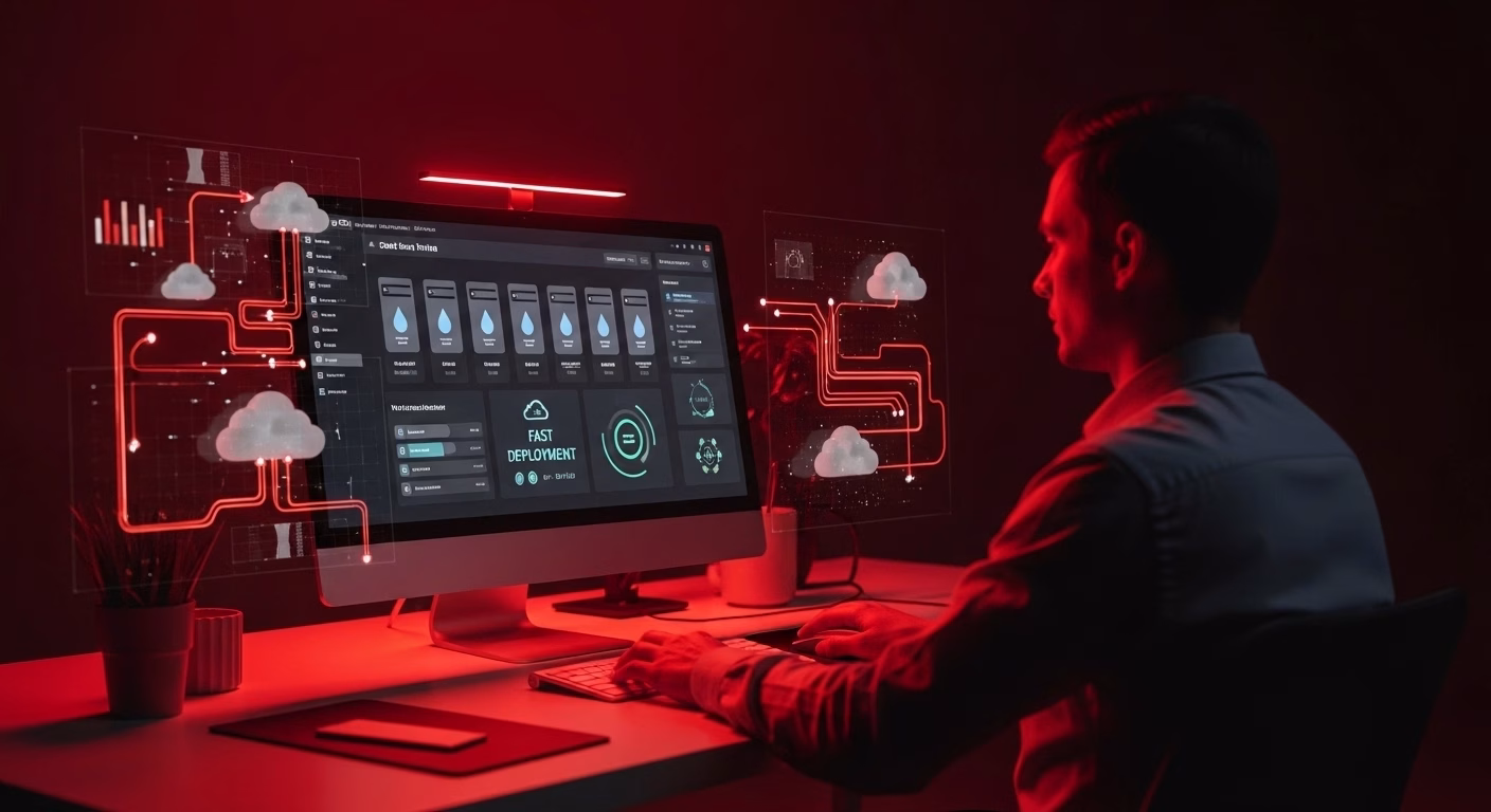Cloud droplet VPS server setup with scalable resources
