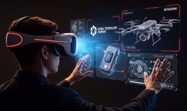 Virtual reality training simulation for corporate workforce development