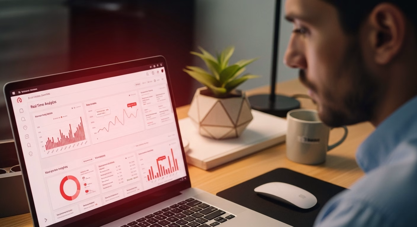 Advanced analytics solutions Pakistan dashboard showing business data insights and performance metrics
