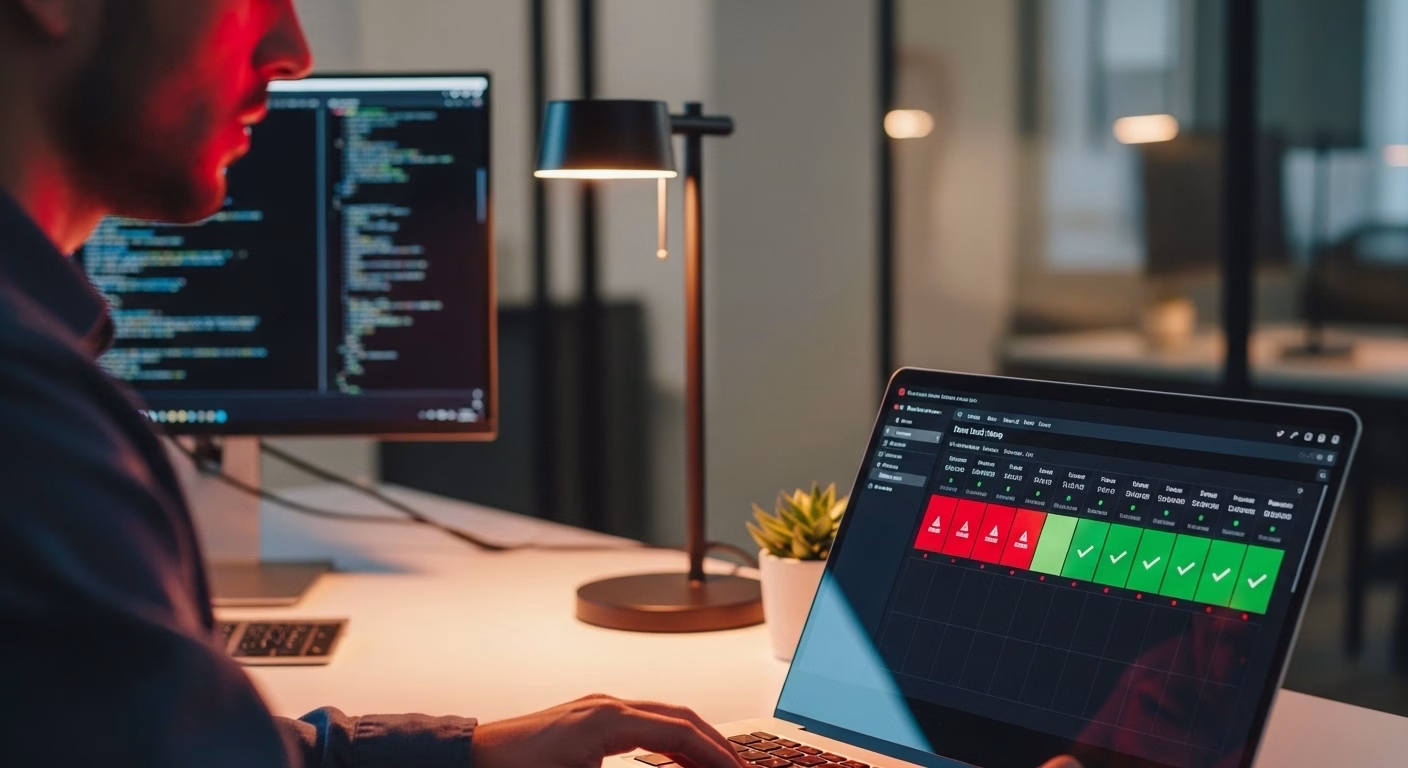 Automation testing process ensuring bug-free software performance