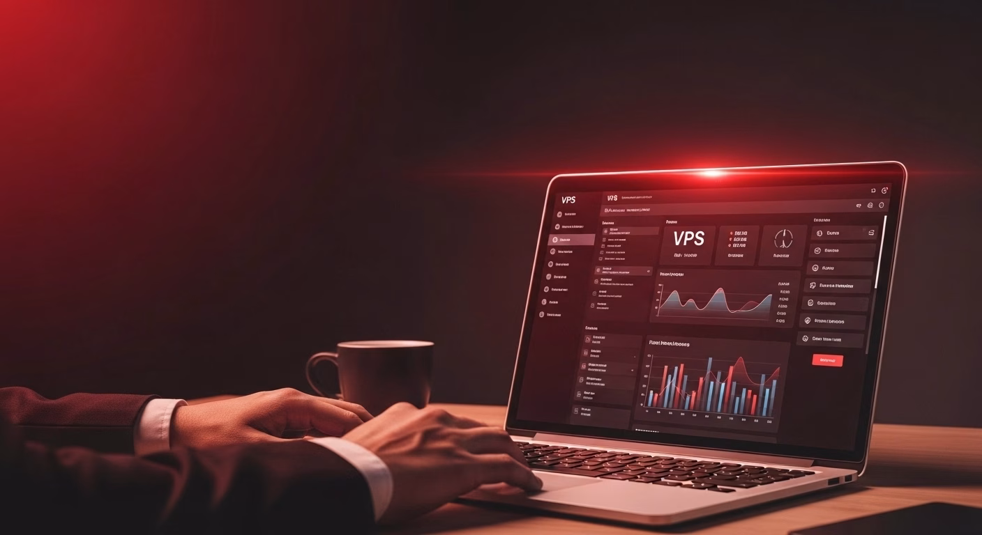 VPS hosting Pakistan server dashboard showing performance and resource control