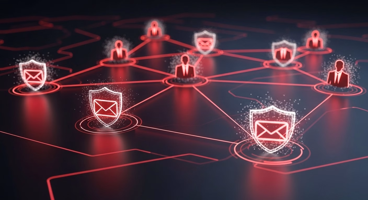 Domain-based business email setup with security and reliability