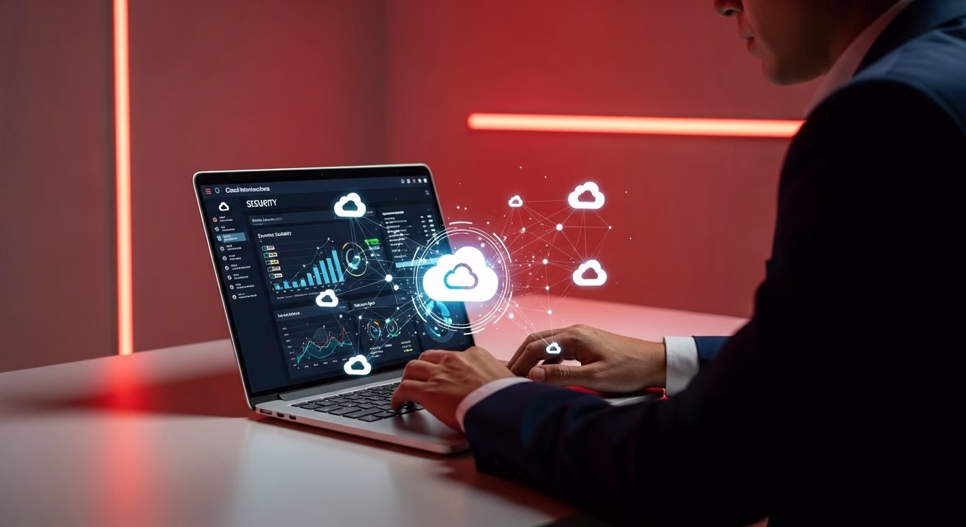 cloud computing environment with security layers encryption and scalable business infrastructure