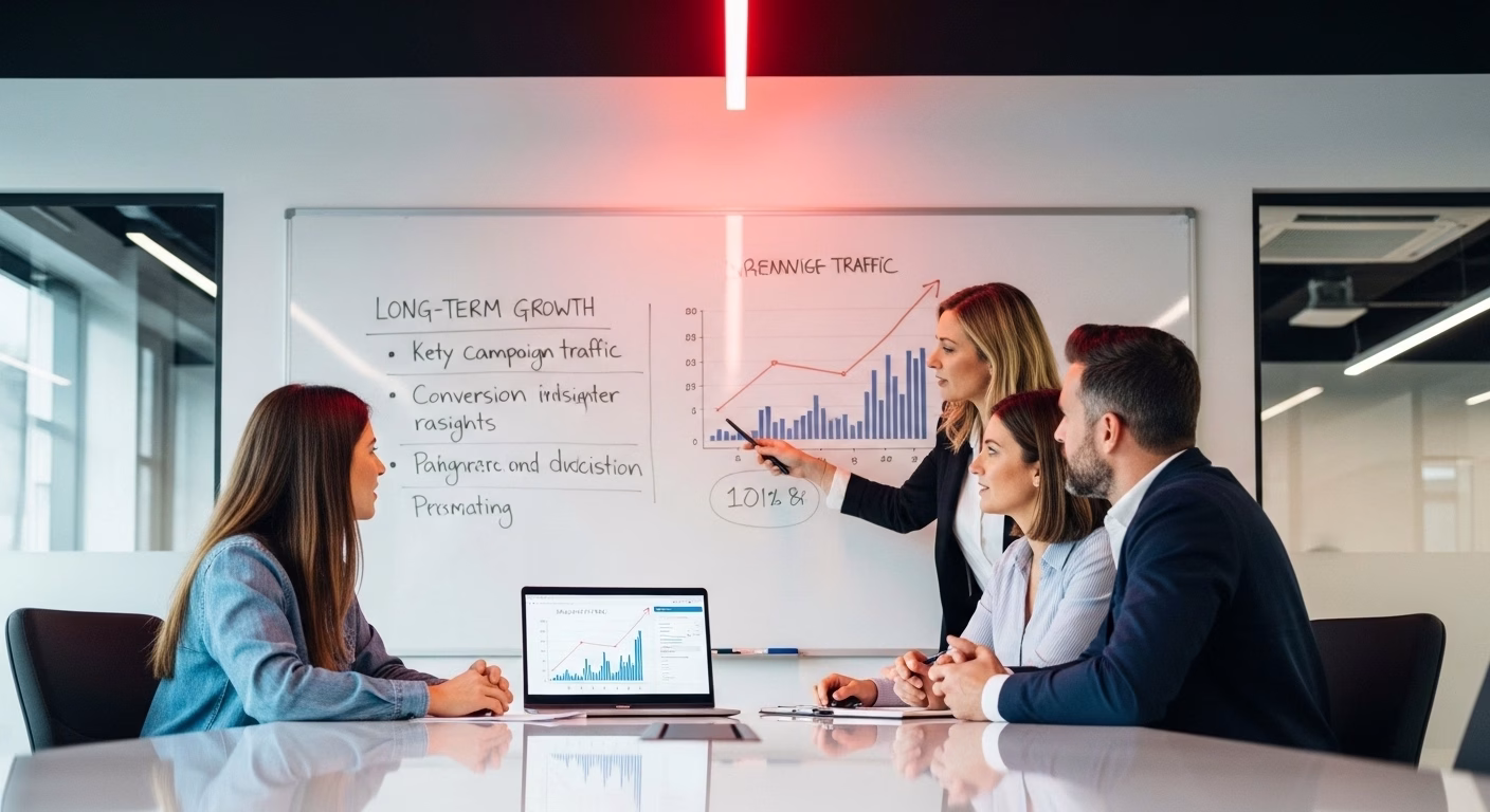 Digital marketing company in Pakistan building long term traffic growth strategy