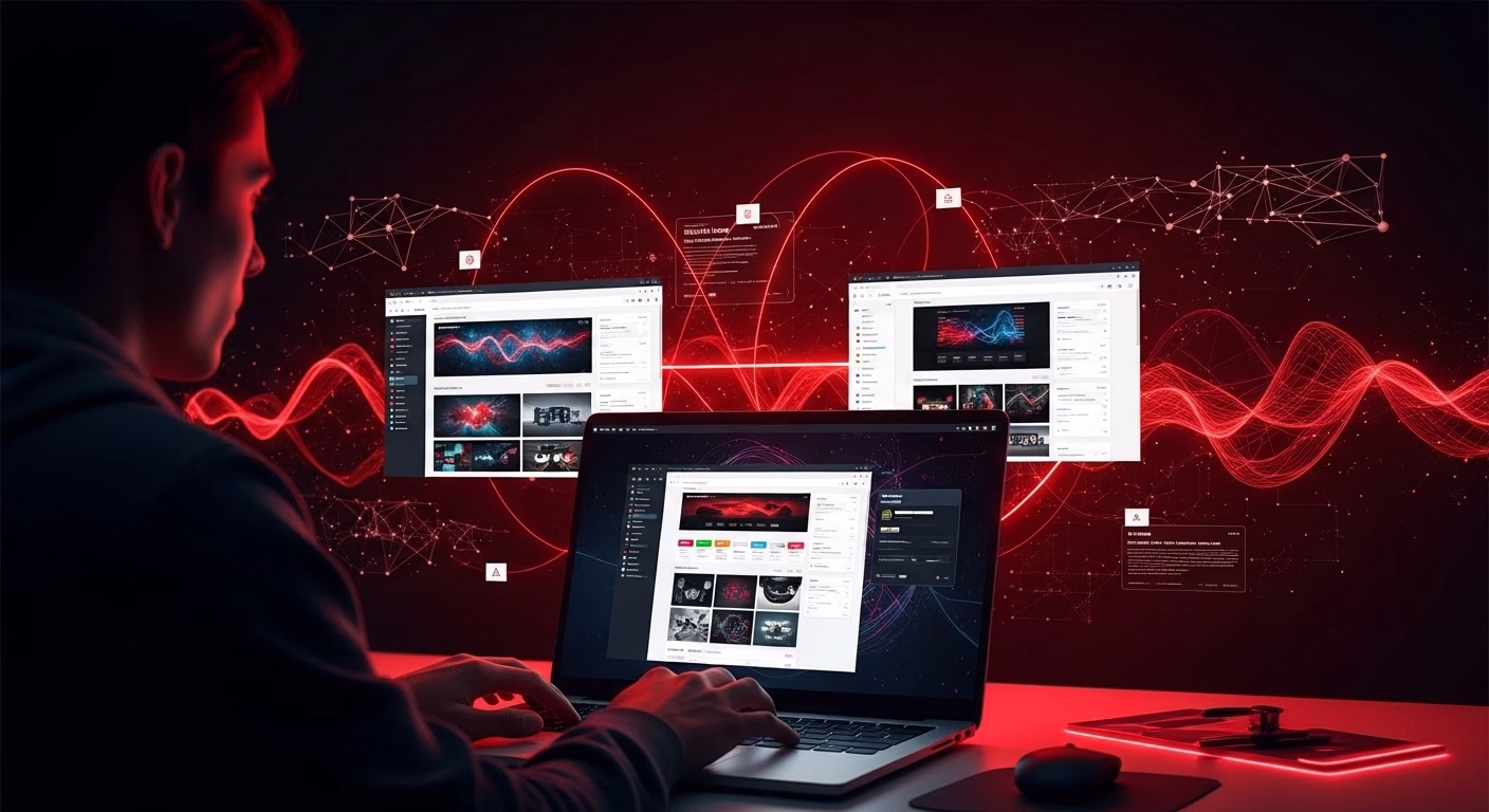 Unlimited web hosting dashboard managing multiple websites and projects efficiently