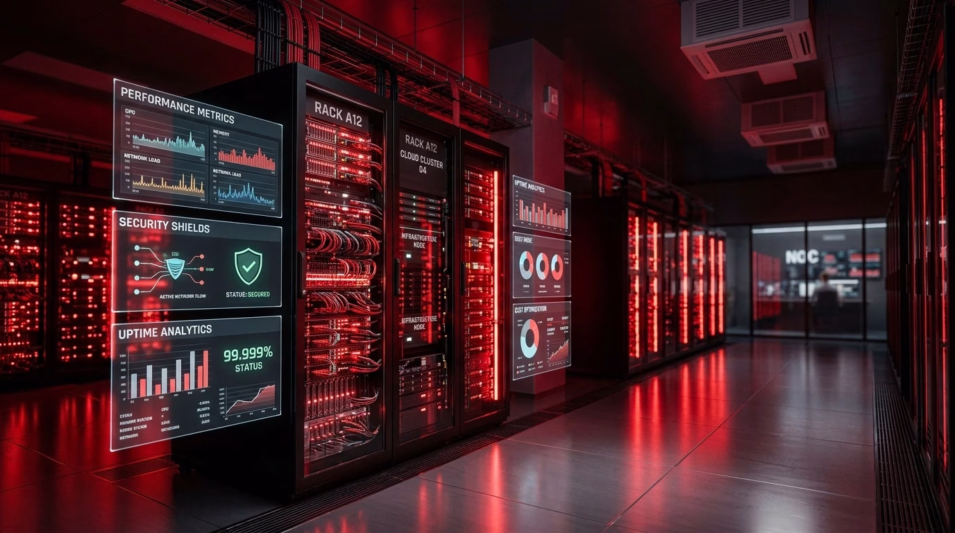 Secure cloud service setup with scalable infrastructure for business performance and security