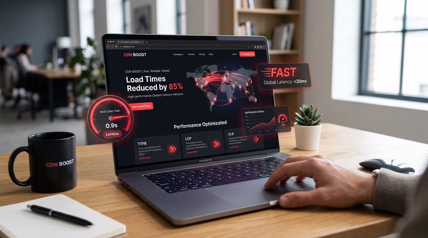 Website acceleration using content delivery network services in Pakistan