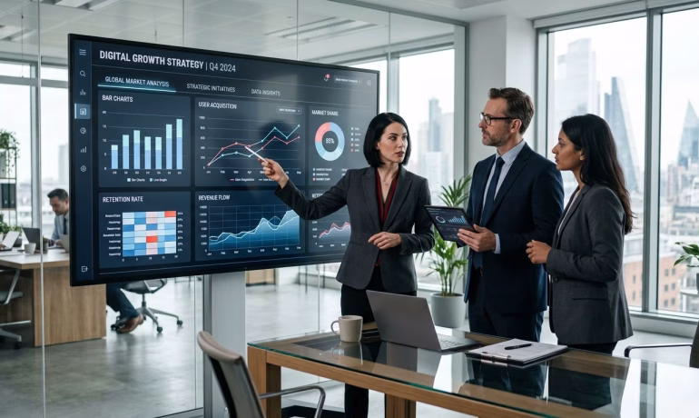 Smart digital transformation solutions helping businesses adapt to changing market conditions