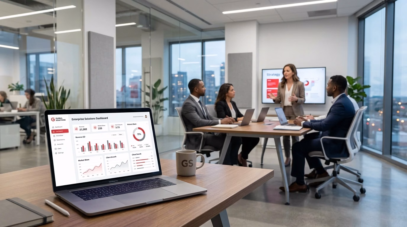 Enterprise IT solutions helping businesses connect systems, automate workflows, and improve operational efficiency.