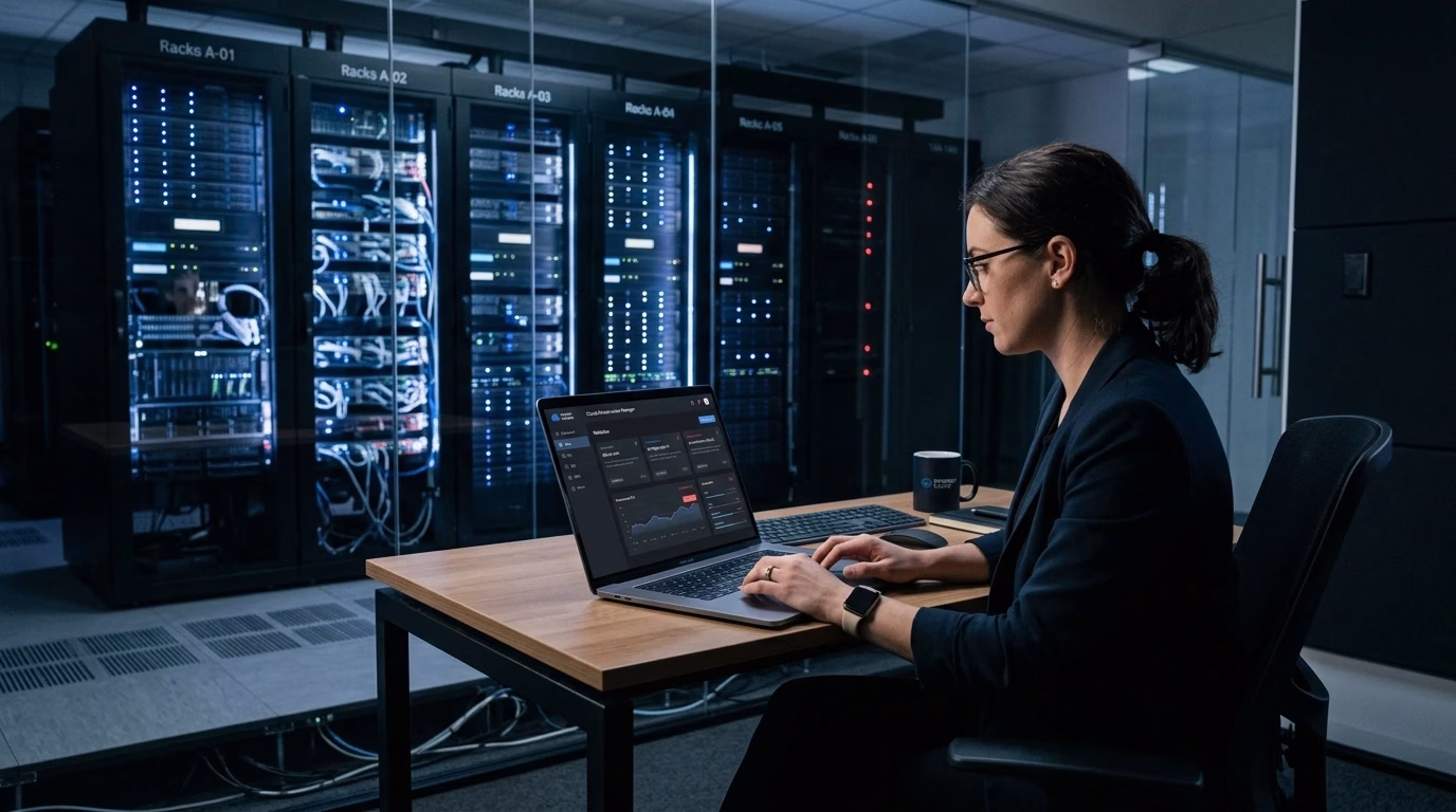 Business web hosting with centralized control panel and multiple website management