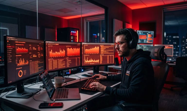 Enterprise VDS hosting infrastructure supporting scalable business applications