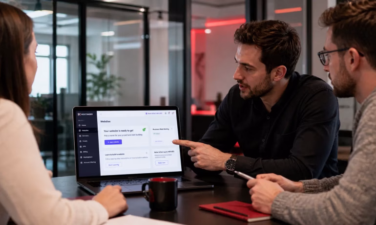 Simple shared hosting control panel dashboard for managing website easily