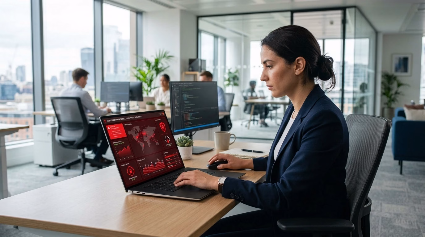 Remote team accessing systems safely through virtual private network in Pakistan