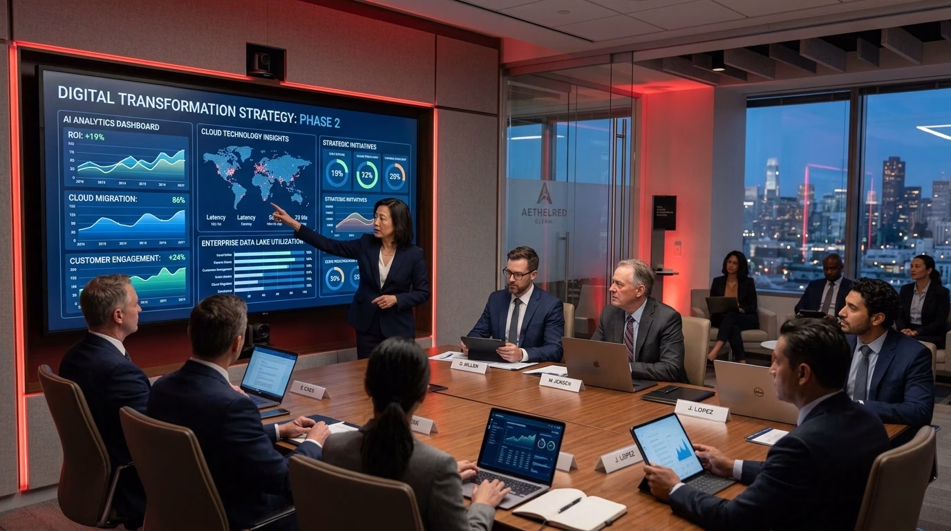 Digital transformation helping businesses improve efficiency, automate workflows, and stay competitive in a changing market