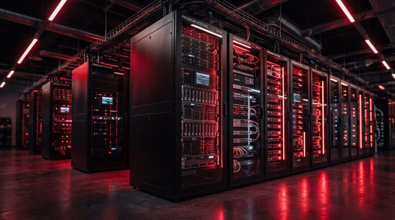 Dedicated bare metal server infrastructure powering enterprise applications, large databases, and high-performance business workloads.
