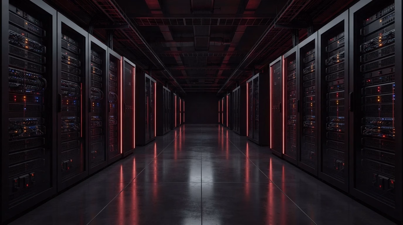 Bare metal server infrastructure powering enterprise applications with dedicated high-performance hardware