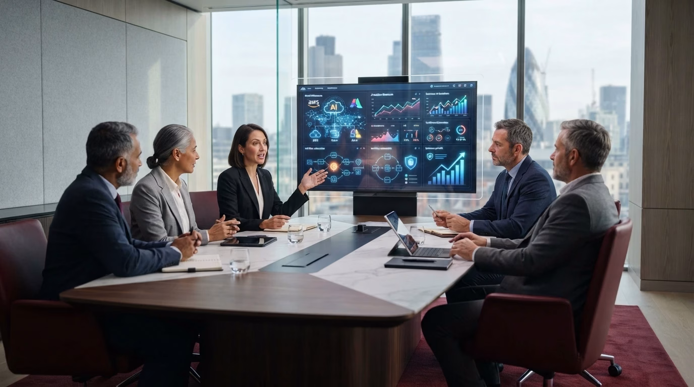 Digital transformation strategy improving business operations through cloud technology and workflow automation