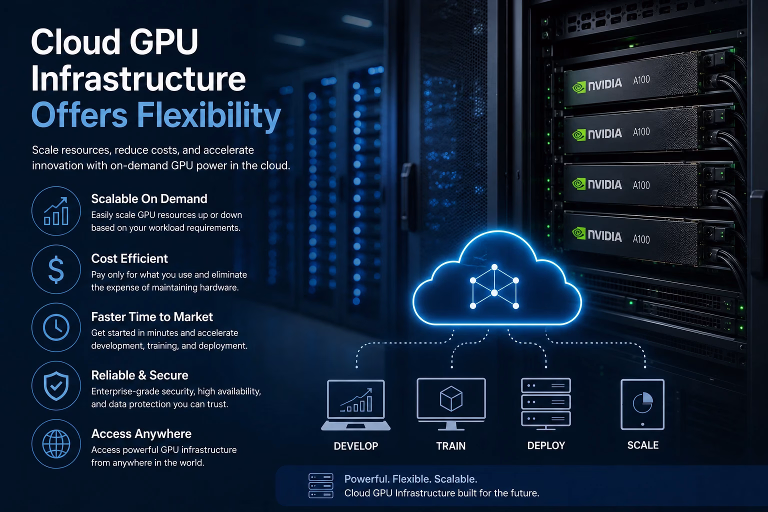 Cloud GPU Infrastructure Offers Flexibility