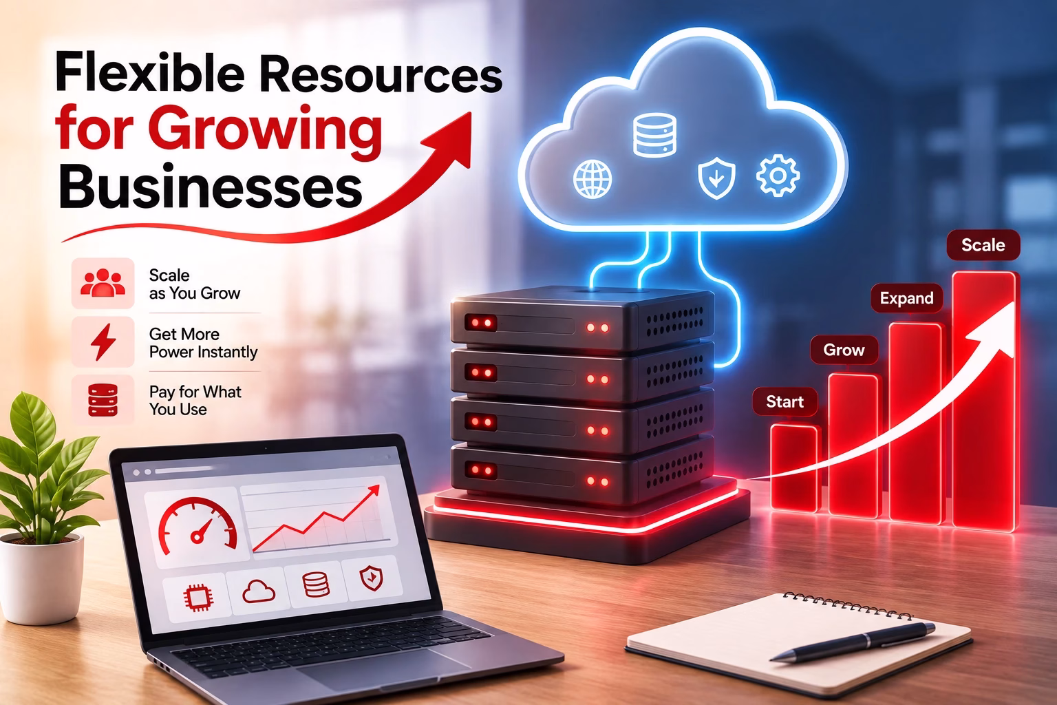 Flexible resources for growing businesses