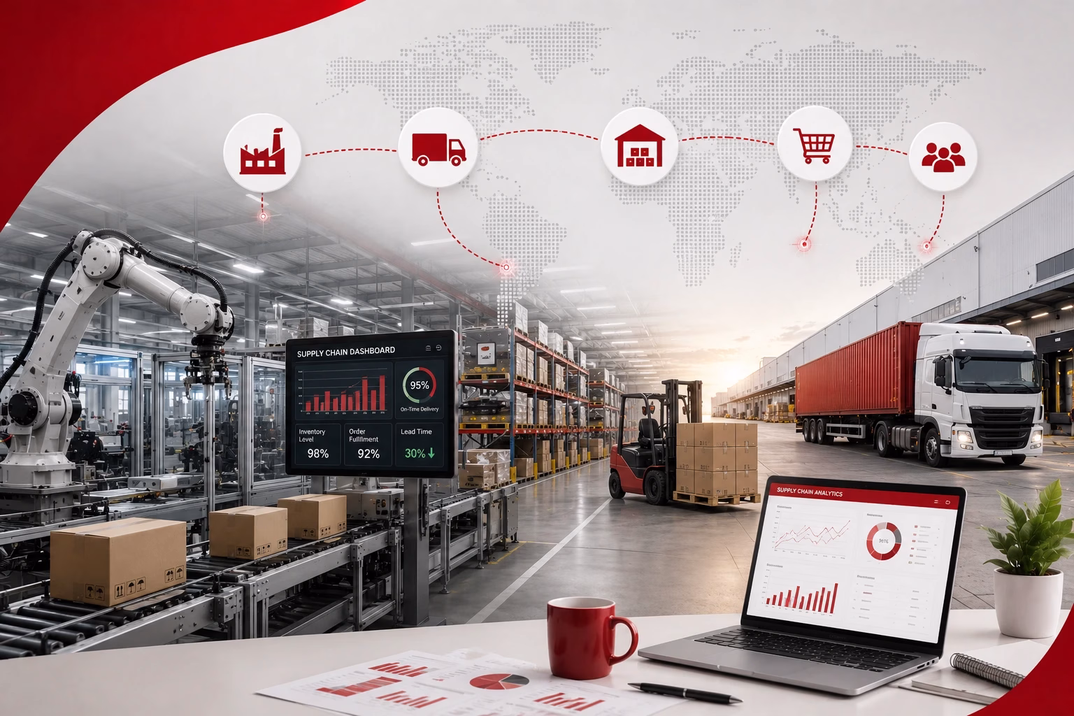 Manufacturing Businesses Improve Supply Chain Efficiency