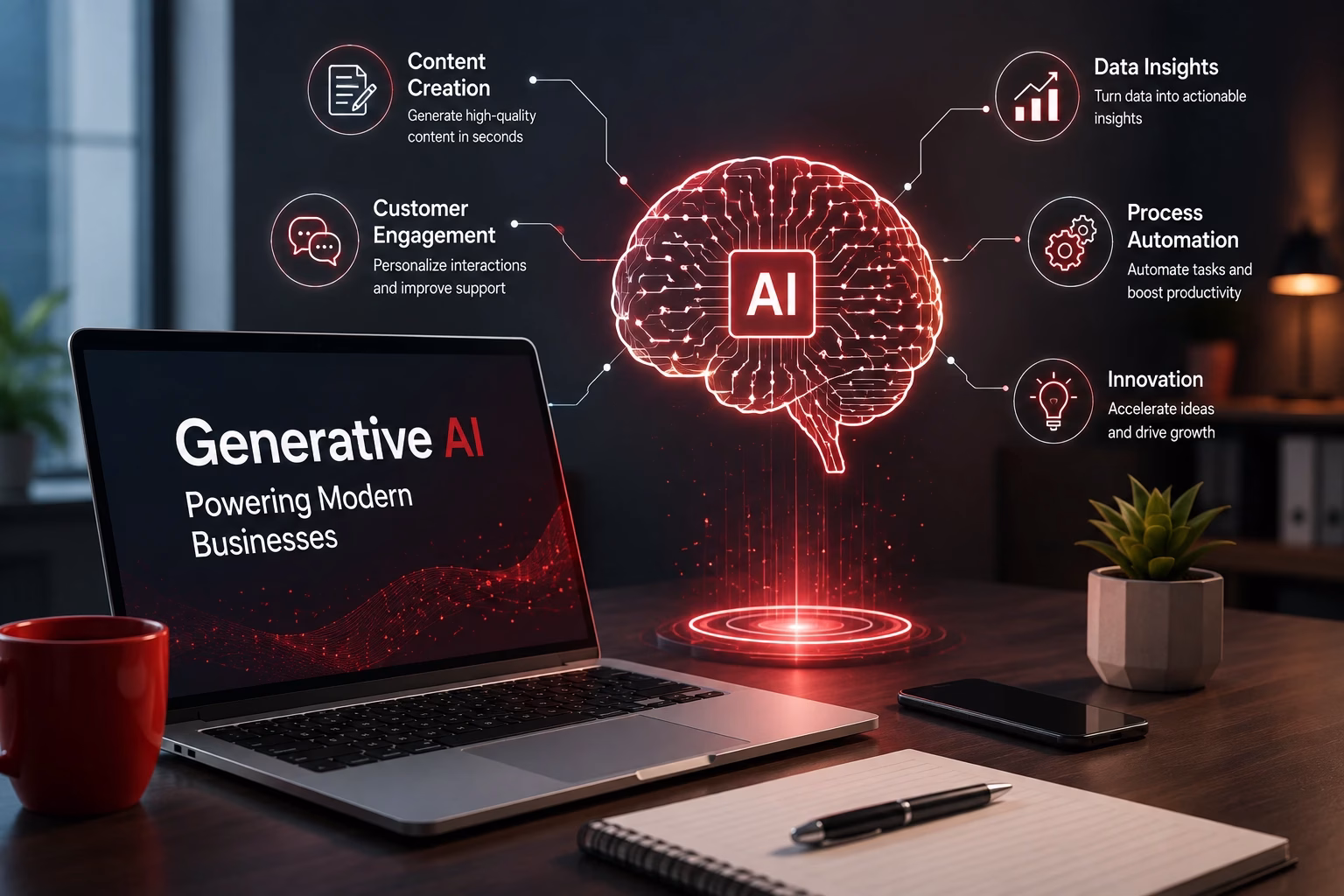 Practical Applications of Generative AI in Modern Businesses