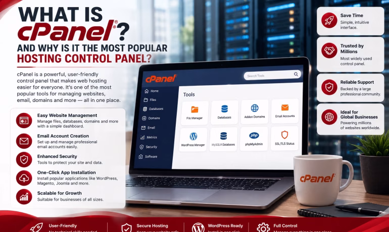 What is cPanel hosting control panel for website and server management