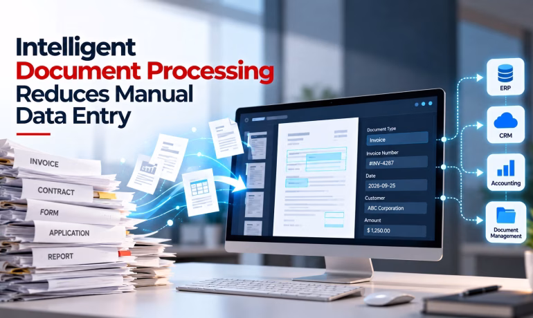 Intelligent Document Processing Reduces Manual Data Entry
