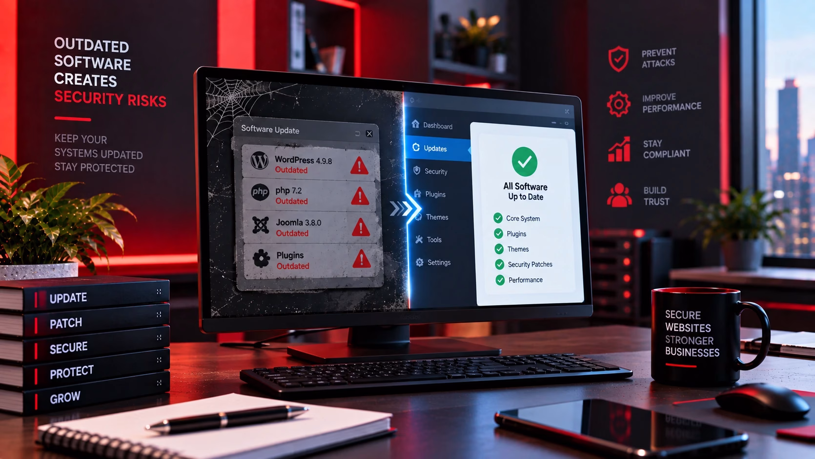 Outdated Software Creates Security Risks